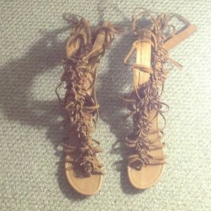 Fringed Sandals